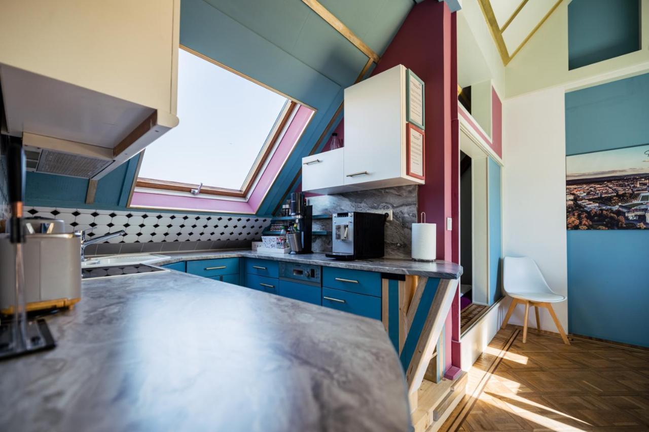 Rooftop Penthouse Karlsruhe Exterior foto